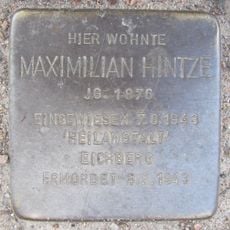 Stolperstein en memoria de Maximilian Hintze