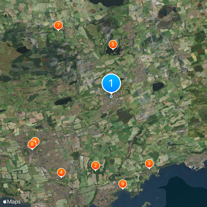 Cowdenbeath Map