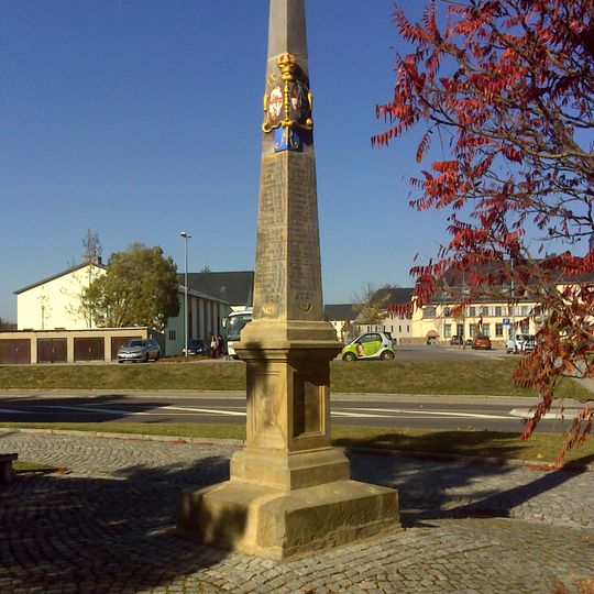 Kursächsische Postmeilensäule Marienberg