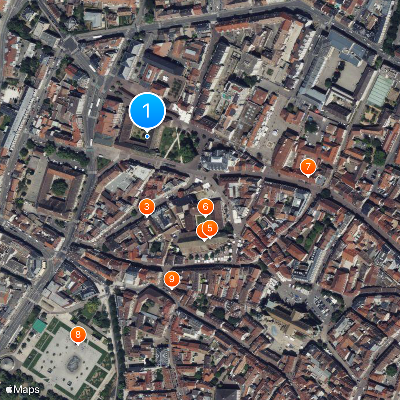 Retable d'Issenheim Carte