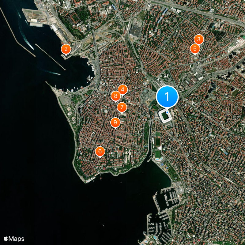 Fenerbahçe Museum Carte