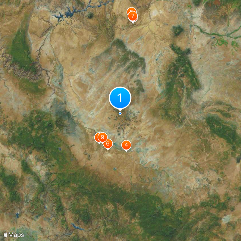 Comté de Navajo Carte