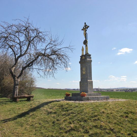 Betkreuz am Weg von Räckelwitz in Richtung Jeßnitz