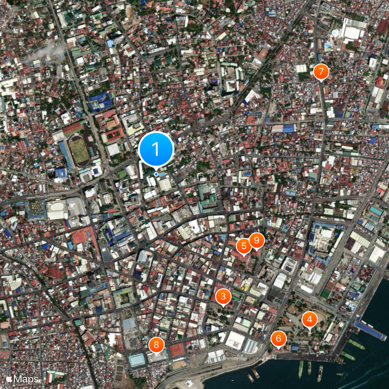 University of San Carlos Map