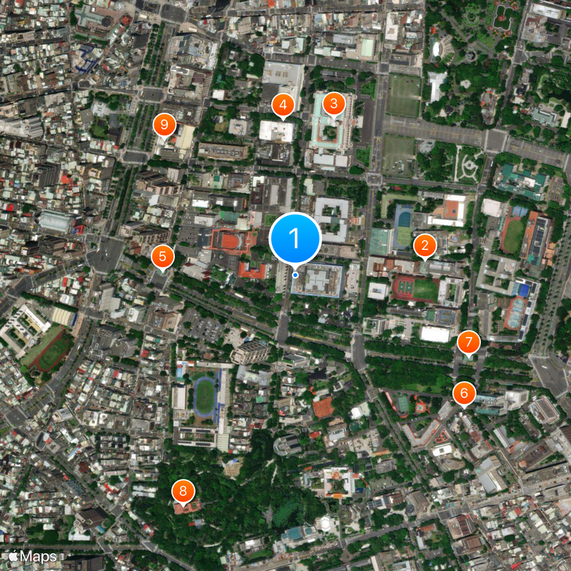 Taiwan Taipei District Court Map