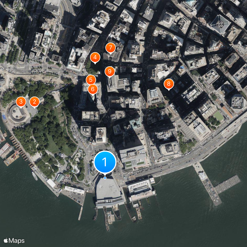 Staten Island Ferry Map