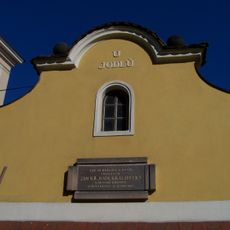 Pamětní deska Jana Jodla Kralupského na domě Jodlova 16 v Kralupech nad Vltavou