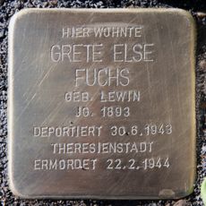Stolperstein en memoria de Grete Else Fuchs