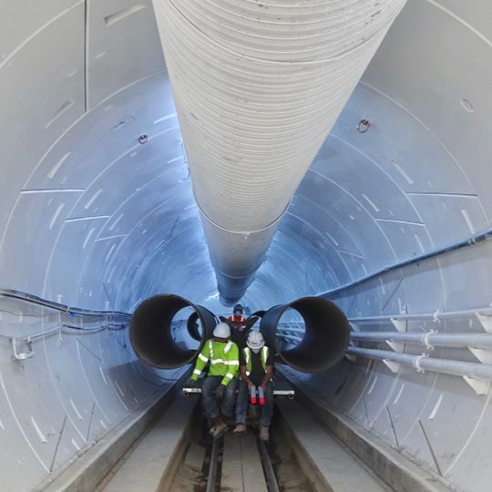 Boring Test Tunnel