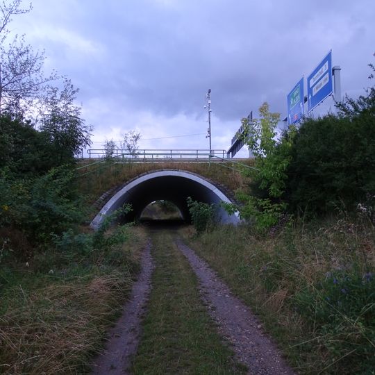 Podchod pro biokoridor pod ulicí K letišti v MÚK Ruzyně