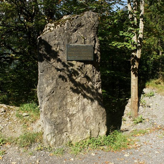 Gedenktafel Gaichtpass-Sperre