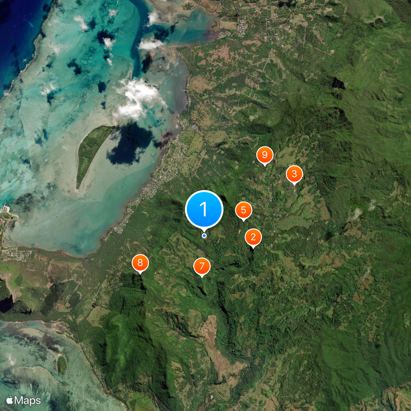 Seven Coloured Earths Mapa