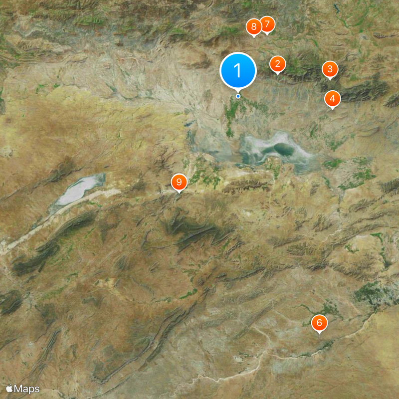 Provincia de M'Sila Mapa