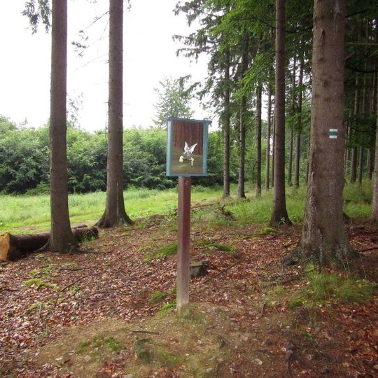 Obrázek východně od Hořehled u rozcestí