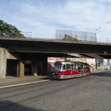 Bridge of railway line 170 over Nádražní street
