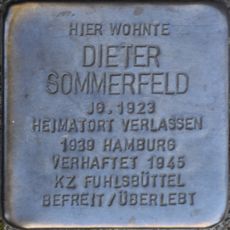 Stolperstein dedicated to Dieter Sommerfeld