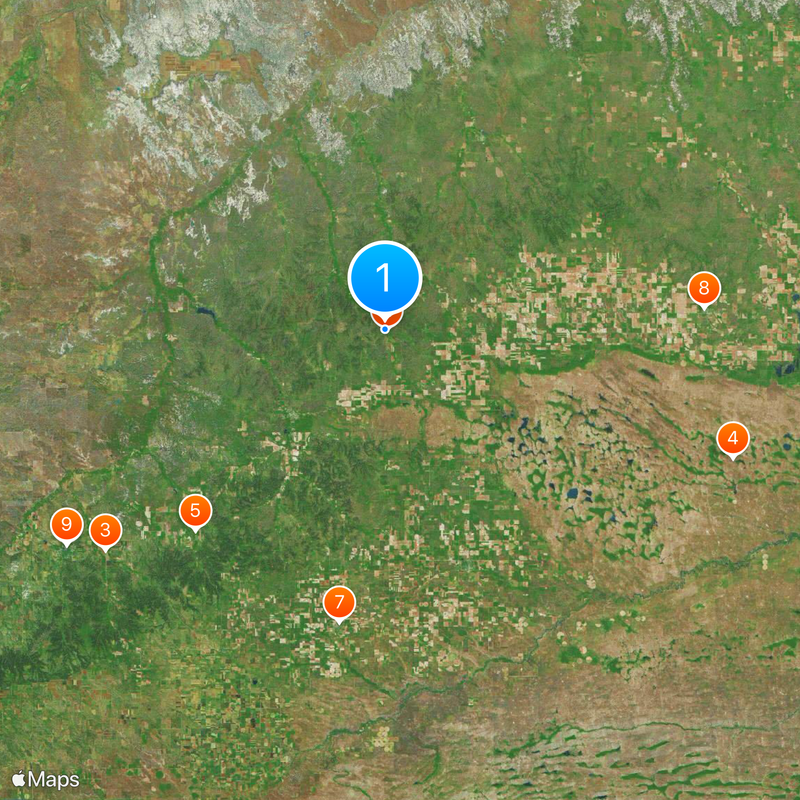 Wounded Knee Map