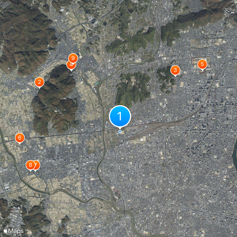 岡山県立岡山大安寺高等学校 Map