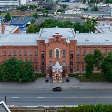 Богадельня (дом призрения) Брусницыных с оградой