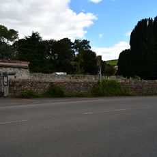 Wall Forming West And South West Boundary Of No 7 And South Boundary Of St Gregory's Churchyard