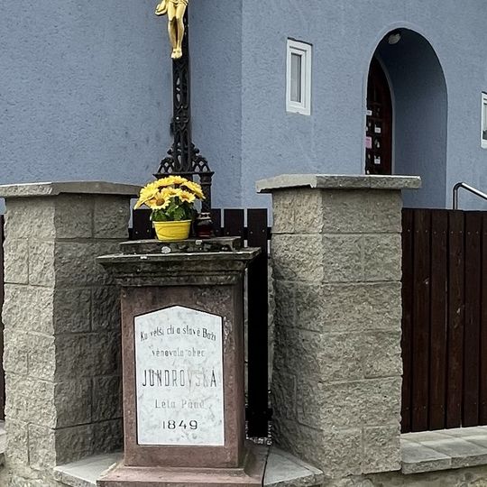 Kříž v Optátově ulici v Jundrově