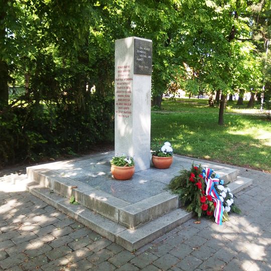 World War II memorial in Hrabůvka