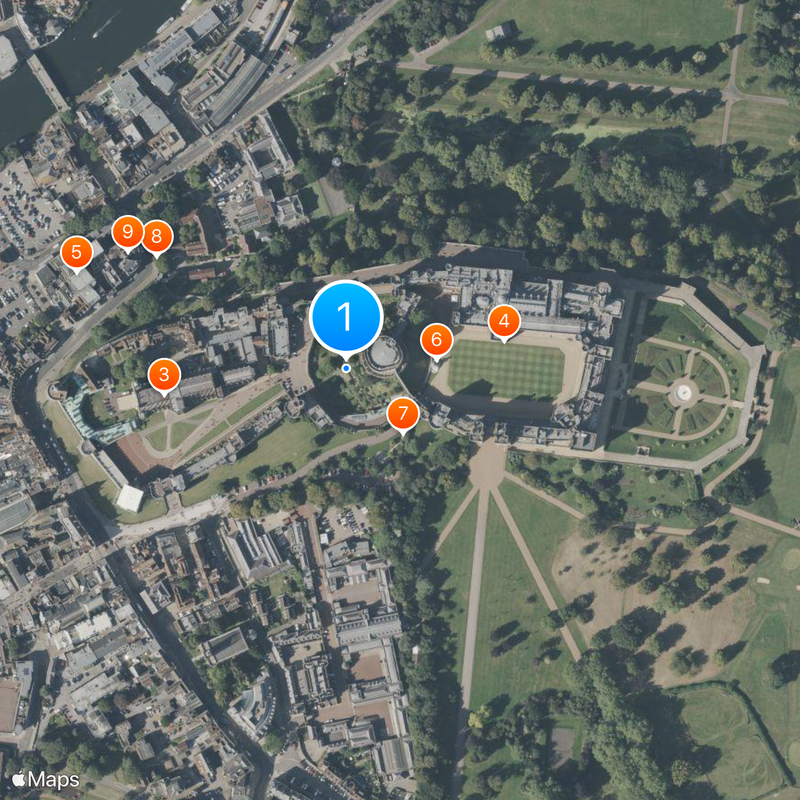 Château de Windsor Carte