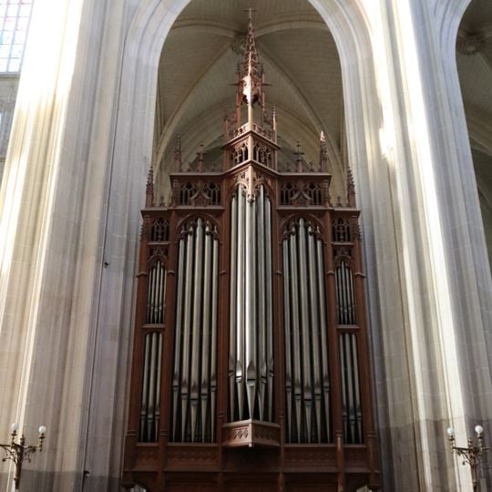 Choir organ of the Nantes Cathedral