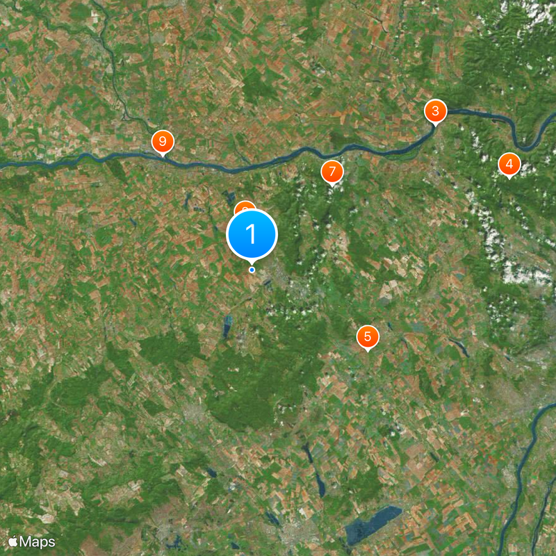 Komárom-Esztergom Mapa