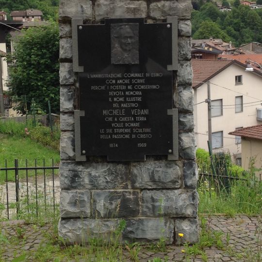 Targa a Michele Vedani