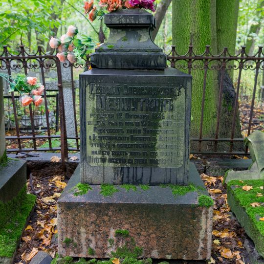 Могила Н.А. Меншуткина , химика