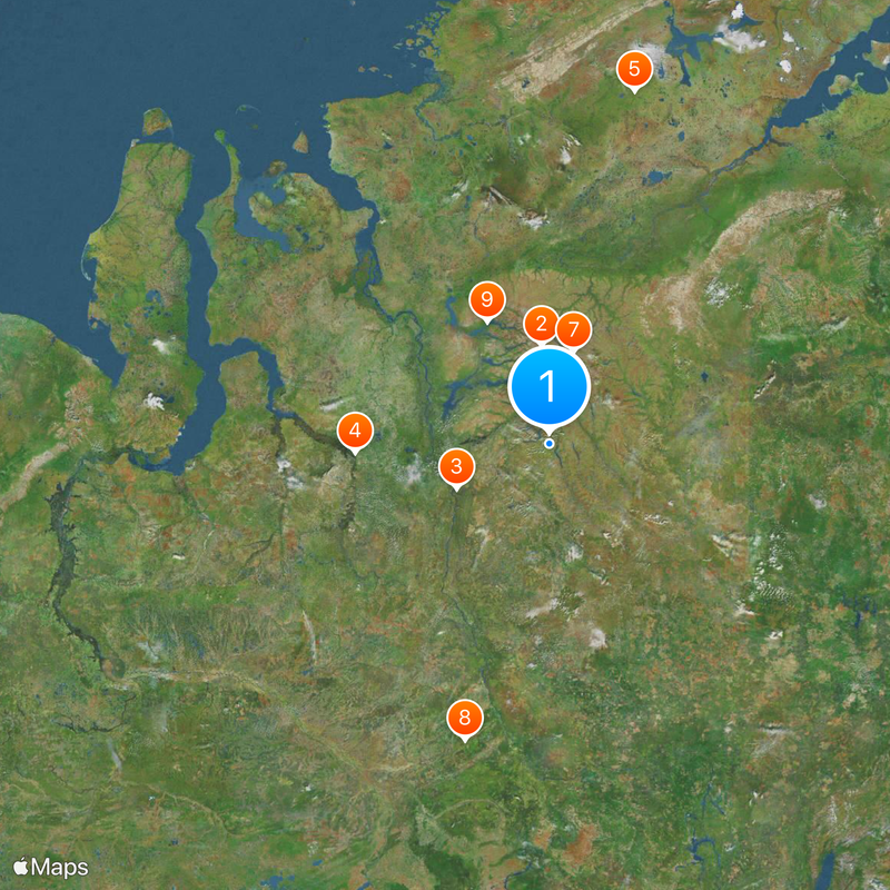 Siberian High Map