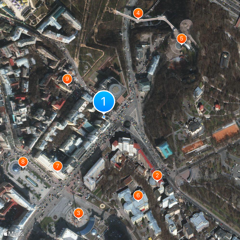 Ukrainian Independent Information Agency Map