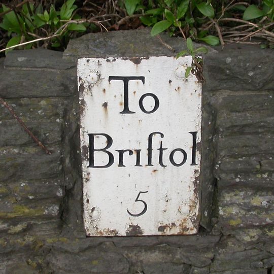 Milestone Opposite Junction With Church Avenue