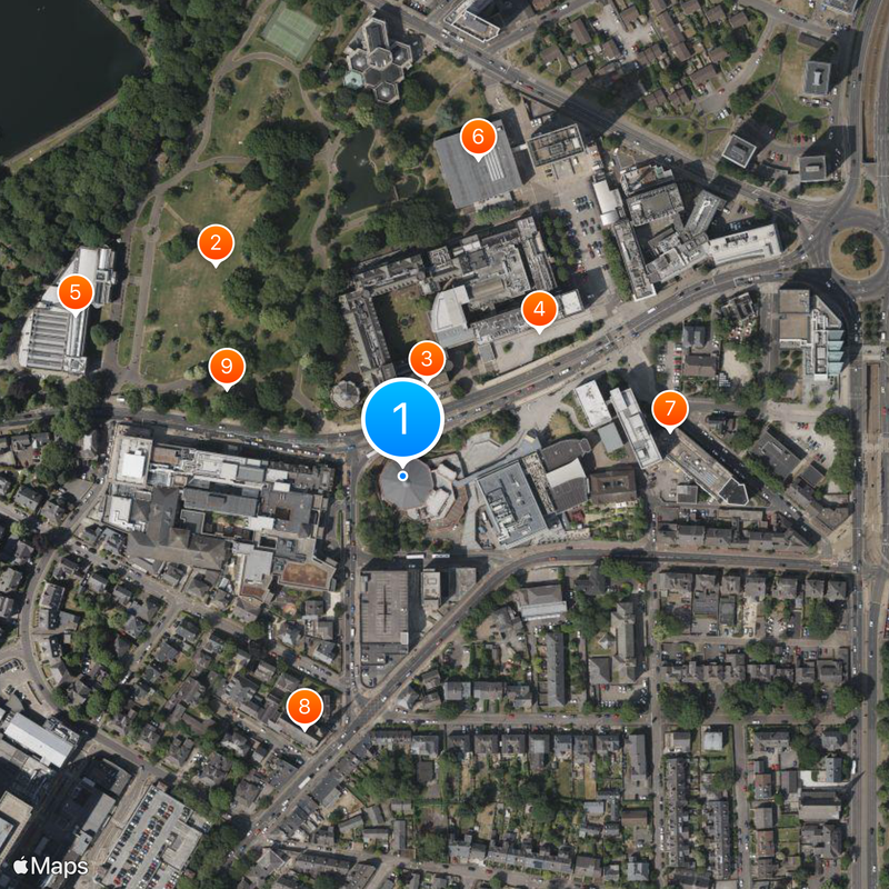 University of Sheffield Map