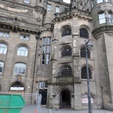 Edinburgh, North Bridge, Scotsman Steps