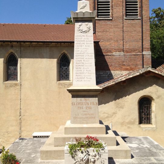 War memorial of Saint-Jean-de-Niost
