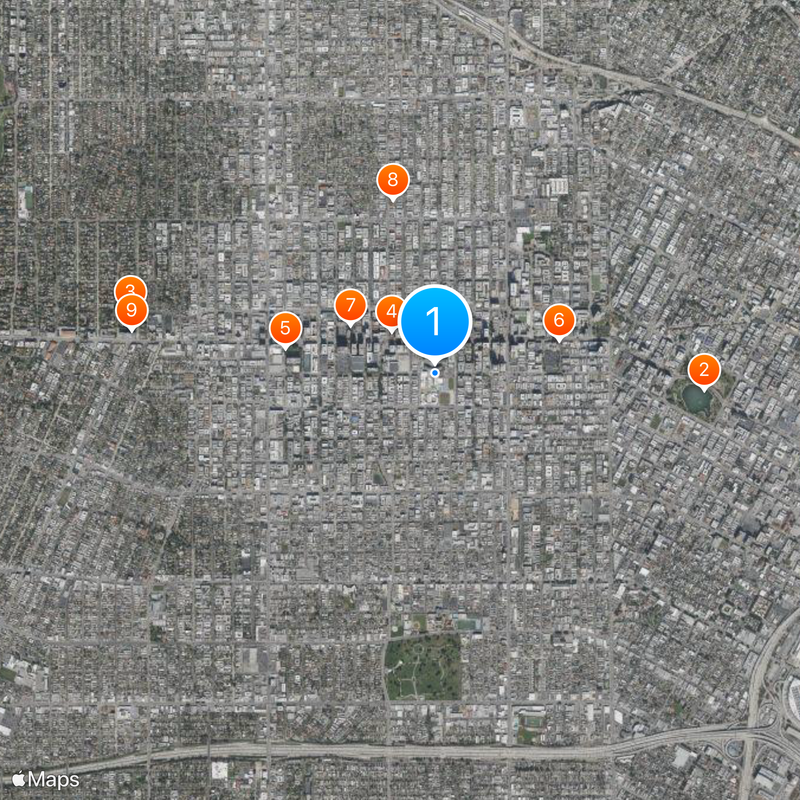 Brown Derby Map