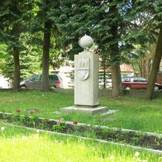 Pomník německým obyvatelům Vejprt na rohu ulic Tylova a Moskevská