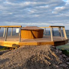 Taras widokowy na górze Gomólnik Mały