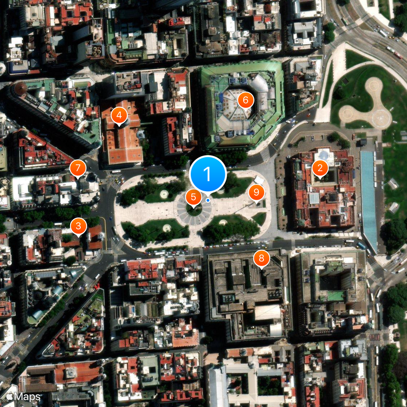 Plaza de Mayo Mapa