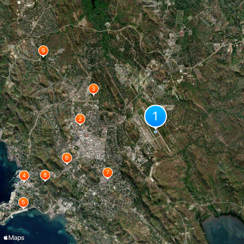 Aeroporto di Port Moresby Mappa