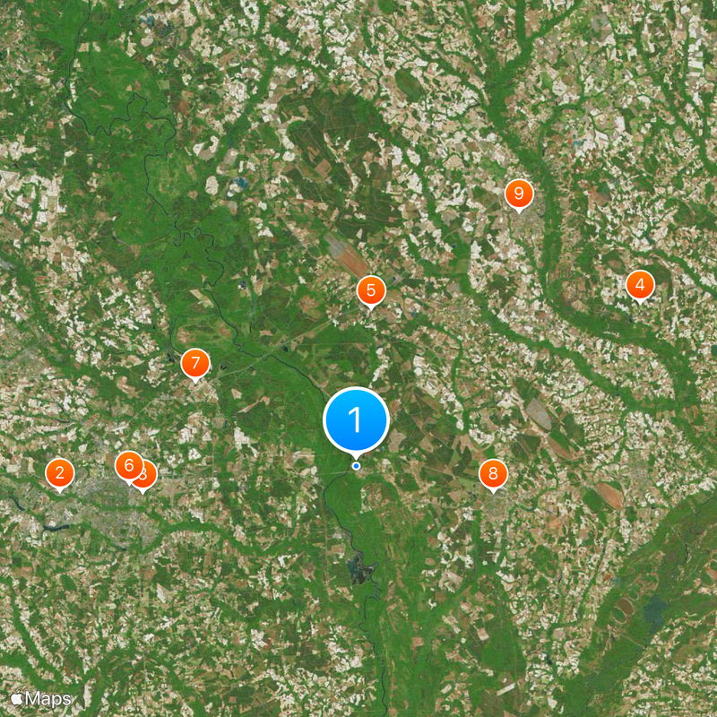 Pee Dee Map