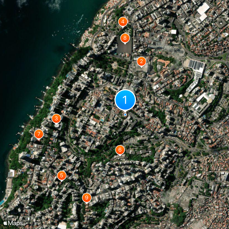 Federal University of Bahia Map
