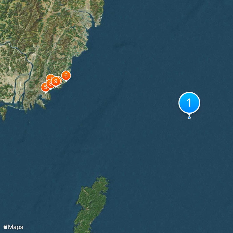 Tsushima Current Map