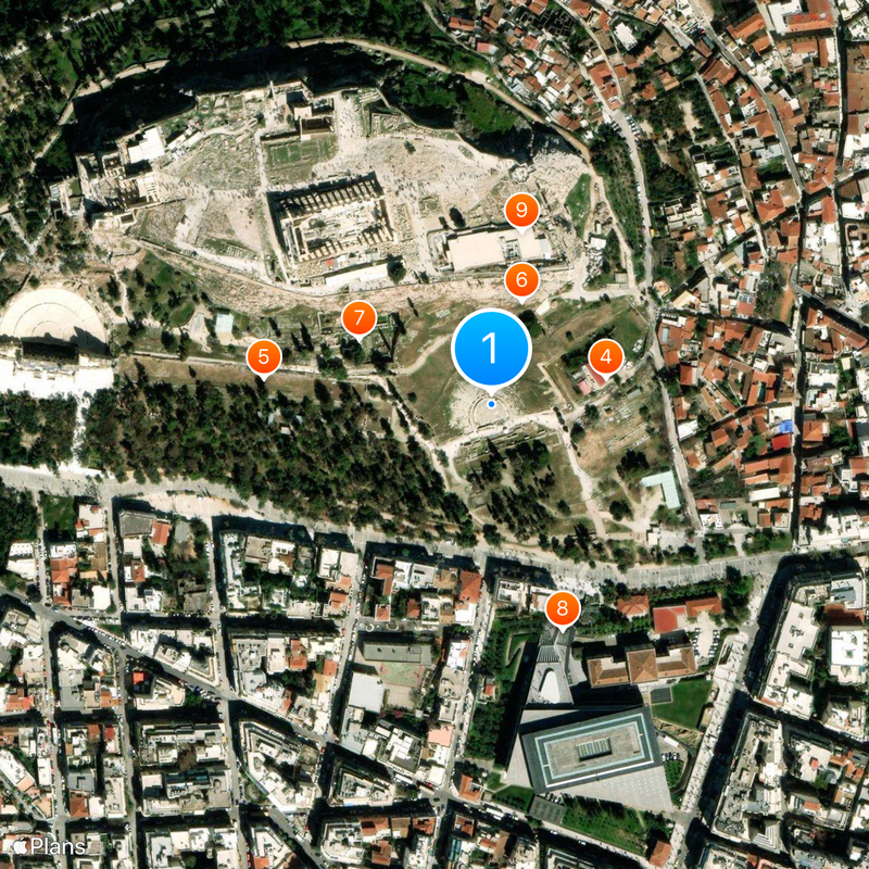 Teatro de Dionísio Mapa