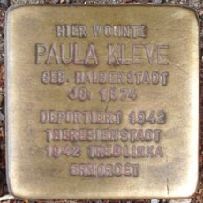 Stolperstein dedicated to Paula Kleve