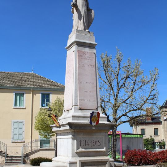War memorial of Villars-les-Dombes