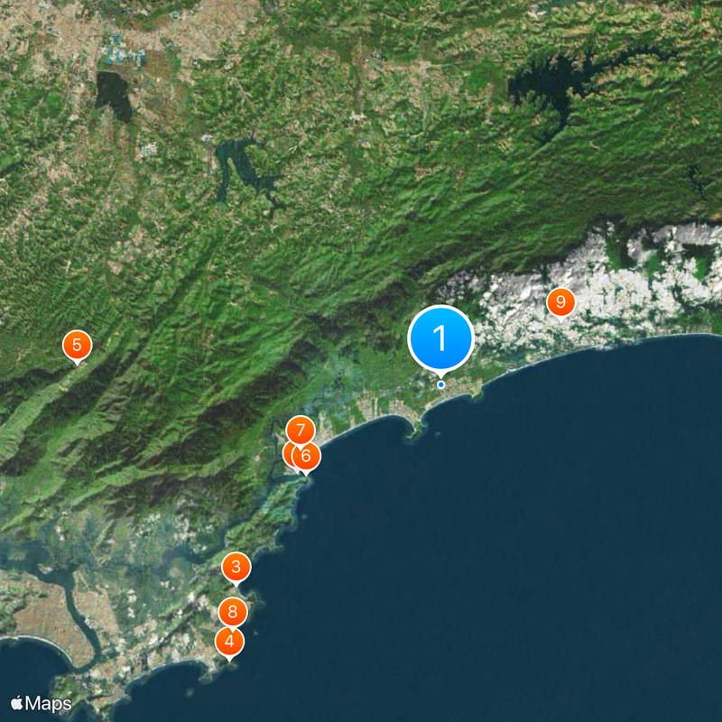 Riviera de São Lourenço Map