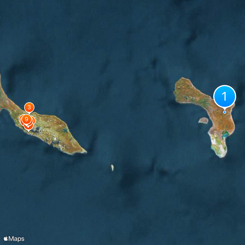 Caribe neerlandés Mapa